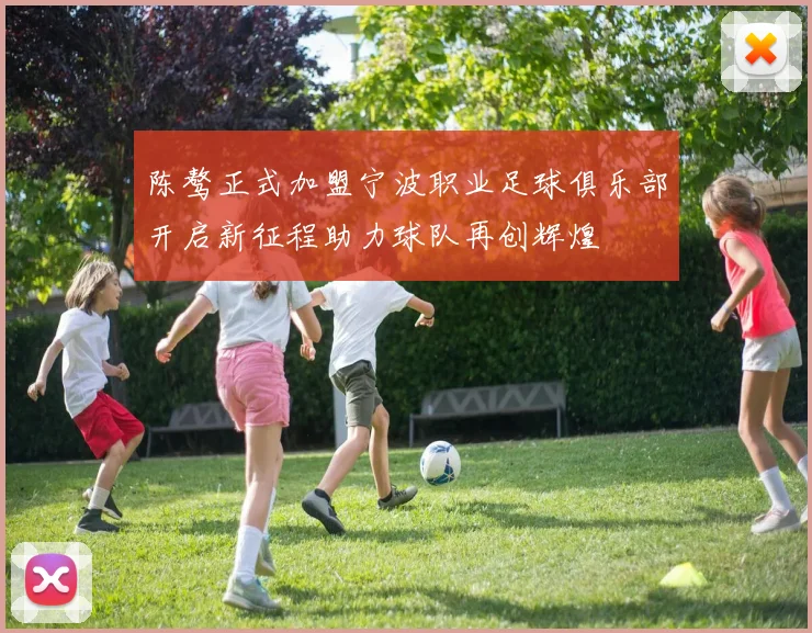 陈骜正式加盟宁波职业足球俱乐部开启新征程助力球队再创辉煌